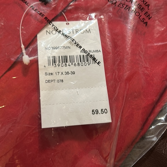 Nordstrom Red Rumba Men Dress shirt - Picture 4 of 4